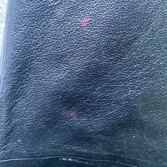 Vintage Babatelle Black Leather High Waist Pants Size 8 - Picture 12 of 13